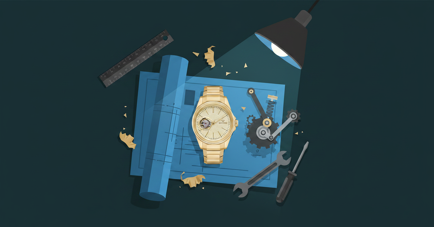 For the Garage Dad: A Father's Day Open-Heart Mechanical Watch