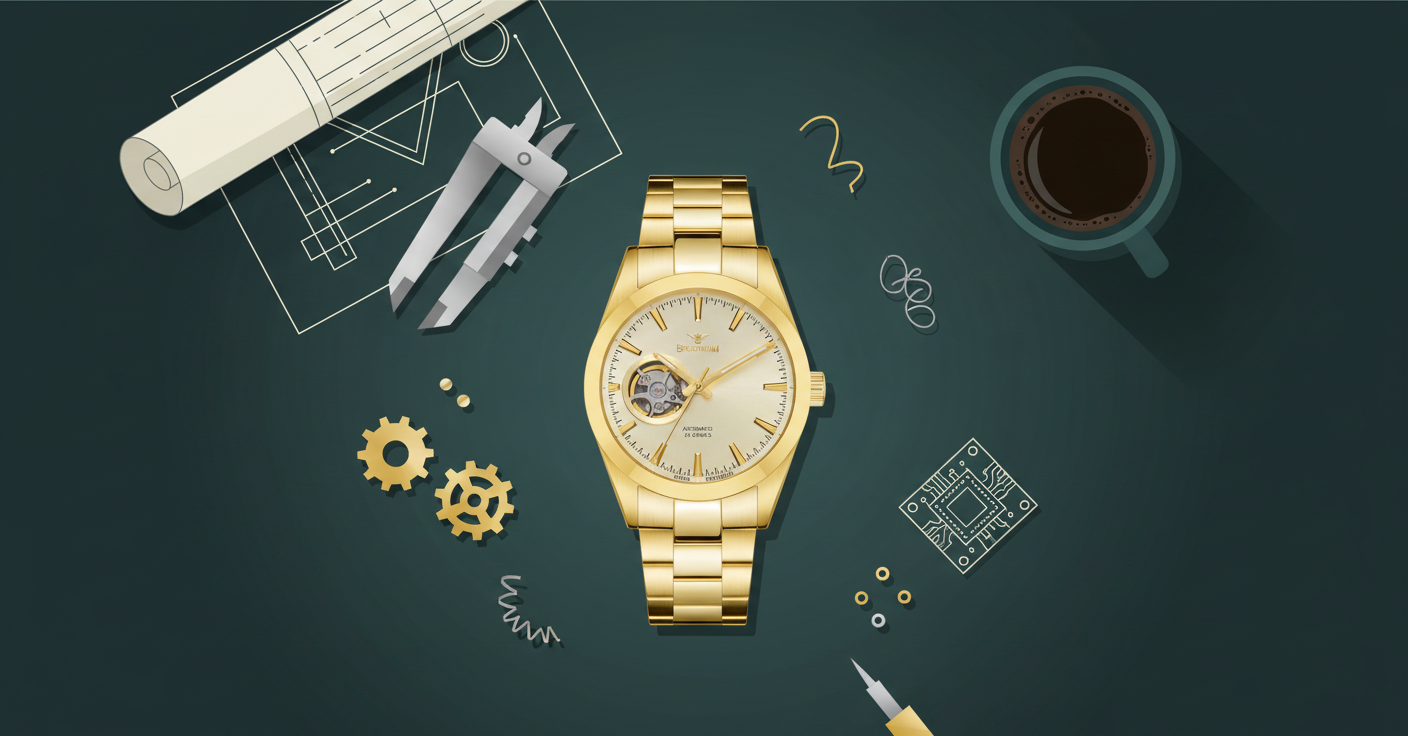 how to set a chronograph watch with one dial analog