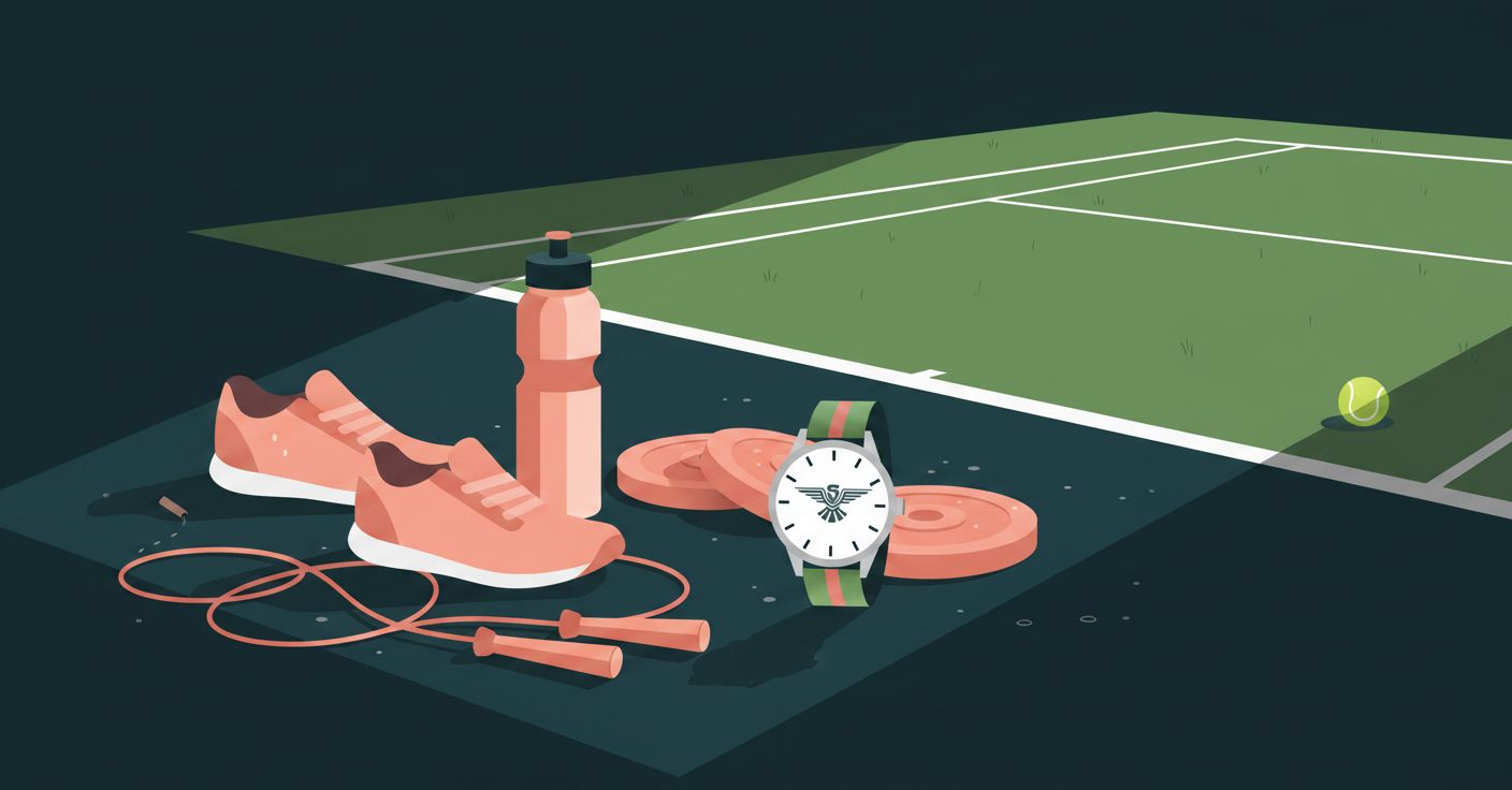 A Wimbledon Final Watch Tennis Wrist Guide for Champions in Training