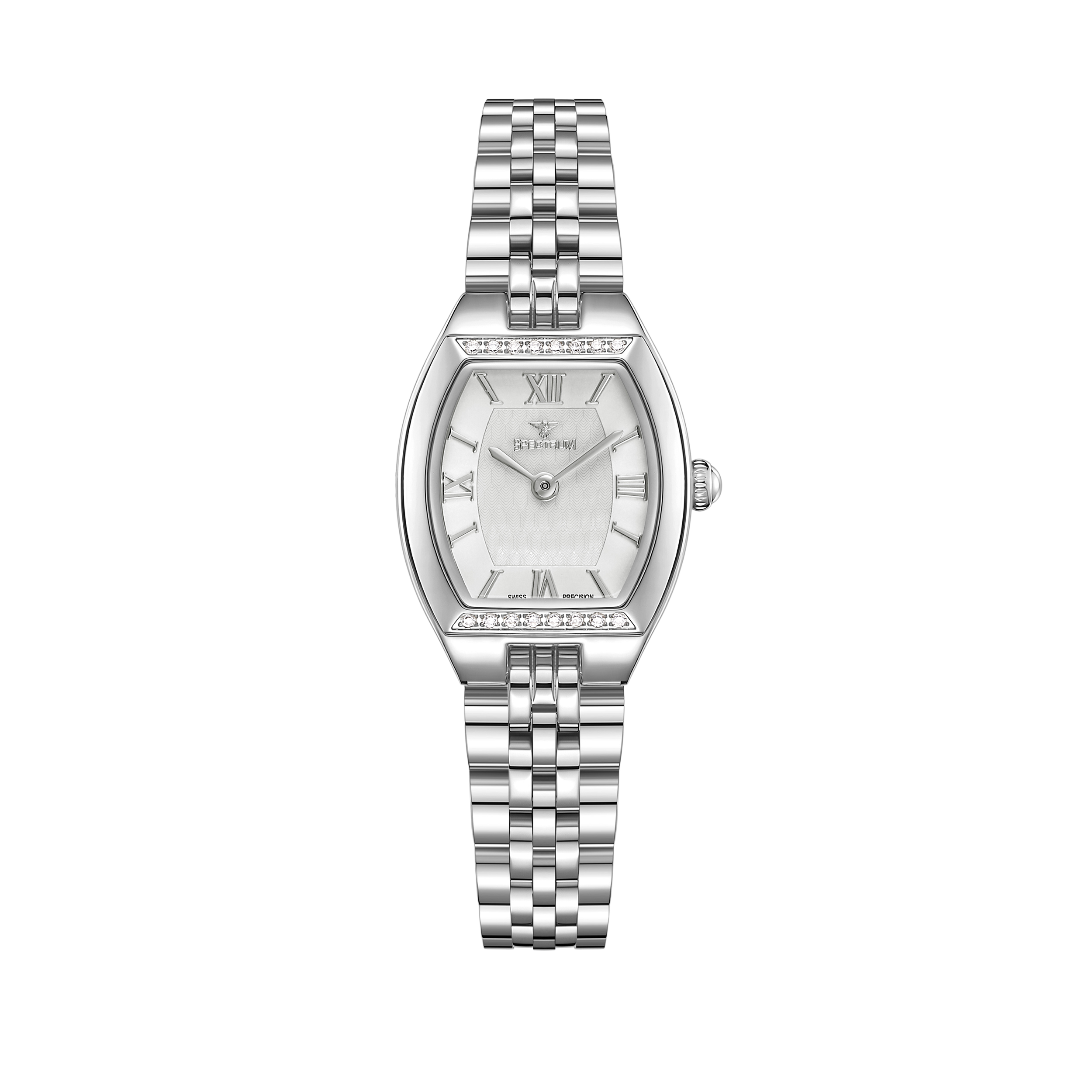 Women's Silver Watch with White Dial S17111L-9