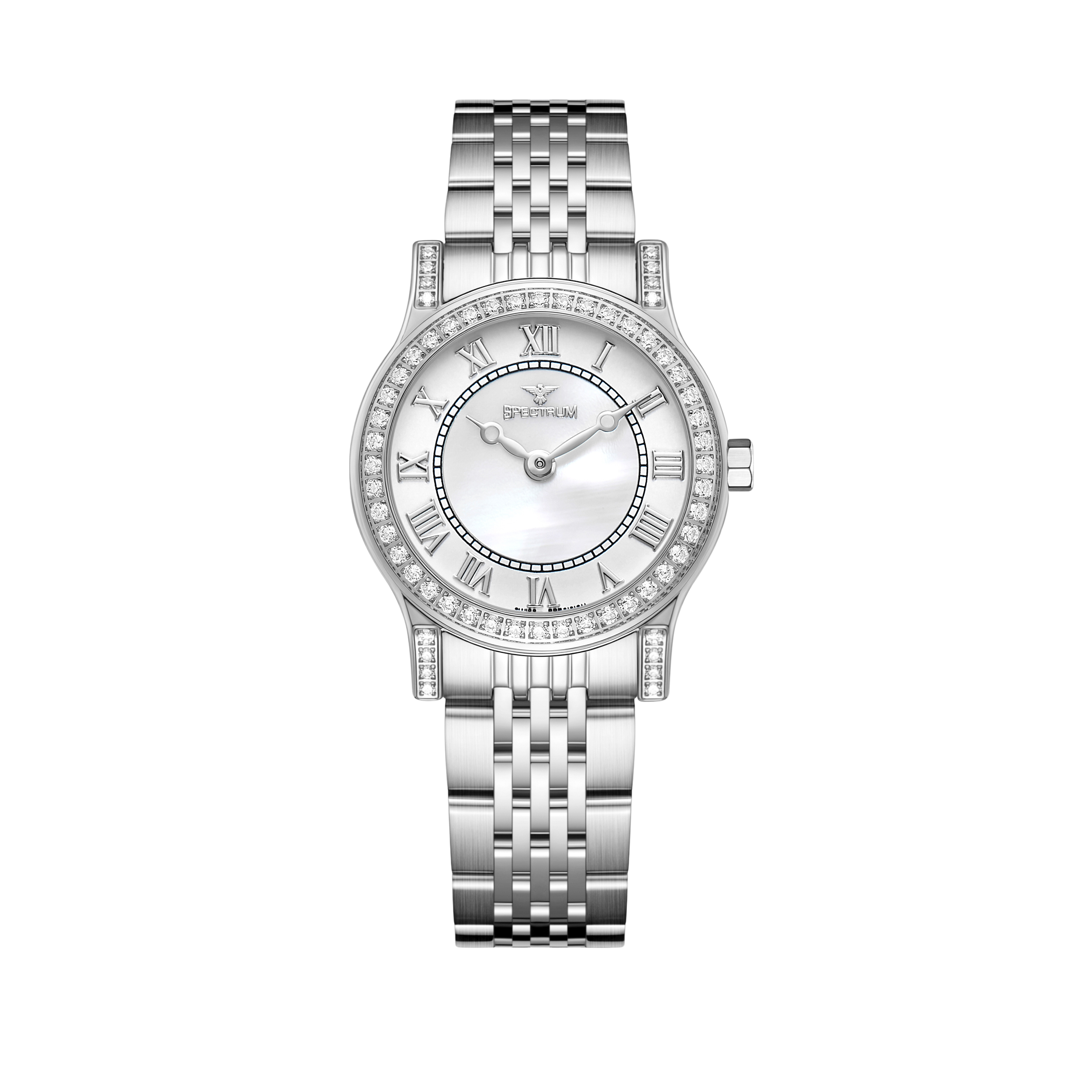 Women's Silver Watch with White Dial S17114L-8